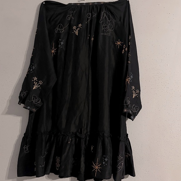 100% SILK Johnny Was  mini dress   Dry Clean Only NWT - Picture 5 of 10